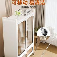 铁艺简易衣柜家用儿童挂衣服储物收纳柜子卧室移动金属衣橱 浅灰色