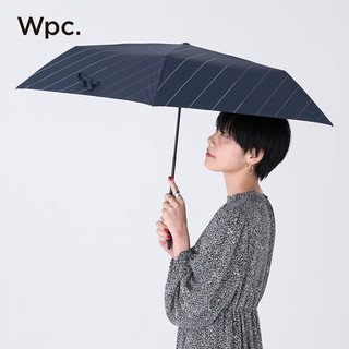 Wpc.遮阳伞防紫外线三折折叠伞女黑胶涂层小巧便携伞防晒轻量太阳伞 遮光轻量格子款801-4442 OF