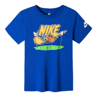 NIKE 耐克童装男童纯棉舒适短袖T恤2024夏季新款儿童短T运动上衣
