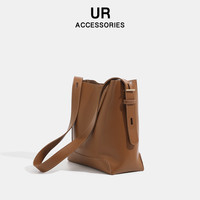 UR水桶包2025春夏包包女式托特包斜挎单肩包实用大气通勤女包