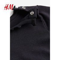 HM童装女婴连衣裙春季舒适薄纱裙摆长袖公主裙1188052 浅粉色