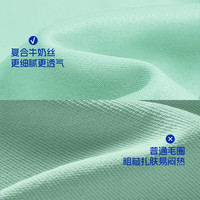 贵人鸟 男童卫衣春秋款儿童2025打底衫百搭男大童运动秋装男孩帅气上衣 薄荷绿-G树林山 150