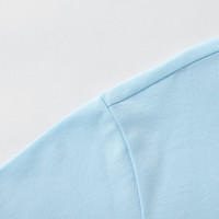 巴拉巴拉童装T恤儿童短袖男童纯棉夏装女童上衣时尚简约休闲百搭 粉蓝80085 130cm