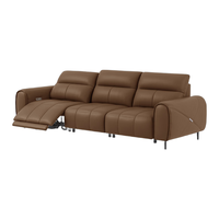  顾家家居 KUKA  90.YG.6312 意式电动沙发 三人位右电动 棕色