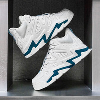 KAPPA卡帕男鞋运动鞋篮球鞋2025高帮休闲板鞋时尚百搭潮鞋子男 经典白/森林绿 37