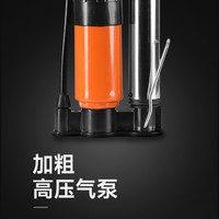 菲利普打气筒自行车家用通用便携款电瓶电动摩托车汽车篮球高压泵