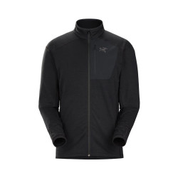 ARC'TERYX Delta Jacket 户外男士轻薄全拉链抓绒衣 外套夹克男装上衣JDBS Black S（建议60-70kg）