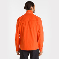 始祖鸟(ARC'TERYX)软壳衣GAMMA LIGHTWEIGHT HOODY男子户外轻便防风透气连帽冲锋衣 菲諾橙Phenom-无帽 L