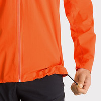 始祖鸟(ARC'TERYX)软壳衣GAMMA LIGHTWEIGHT HOODY男子户外轻便防风透气连帽冲锋衣 菲諾橙Phenom-无帽 XL