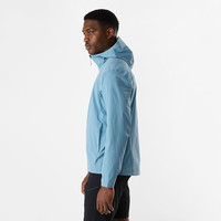 始祖鸟(ARC'TERYX)软壳衣GAMMA LIGHTWEIGHT HOODY男子户外轻便防风透气连帽冲锋衣 竹月蓝Solace M