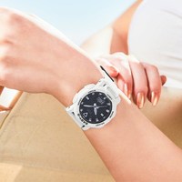 CASIO店卡西欧手表女baby-g黑白熊猫限量户外休闲大表盘防水限量电子石英运动日韩女表BGA-310