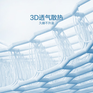 LOVO 罗莱A类抗菌凉席可机洗冰丝席夏季席子床笠款三件套180*200*30cm