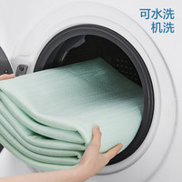 LOVOA类冰丝席凉席床笠单人两件套绿色120*200*30【可机洗】宿舍 酷爽A类抗菌防螨水洗-绿（床笠）
