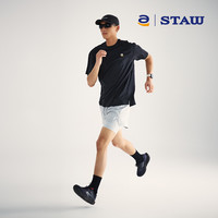 STAW世拓城市运动短袖T恤COOLMAX抗菌休闲训练户外跑步排汗速干衣