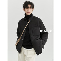 伯爵卓尔 Earl Joel轻薄羽绒服男高级肌理感23秋冬短款男装外套 K353908