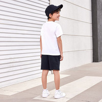 NIKE3BRAND 耐克童装【短袖T恤+短裤2件套】夏季儿童运动套装 正黑色 140 /68 【身高128-140cm】