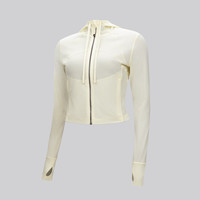Define 女士网面短款连帽夹克丨lululemon丨LW4BVZS