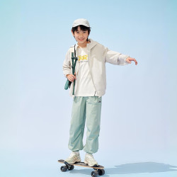 ASICS 亚瑟士 儿童梭织透气外套
