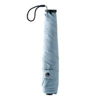 梅花伞 SUSINO防晒遮阳伞防紫外线晴雨伞三折黑胶太阳伞超轻女士礼物