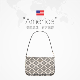 kate spade  YORK女包麻将包老花百搭便携腋下包 【黑色】