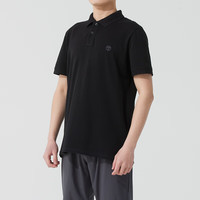 Timberland添柏岚POLO衫男T恤春夏城市户外登山休闲舒适宽松短袖A24H2 A24H2X65/黑色 L
