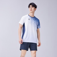 薰风 KUMPOO2025羽毛球服男女款透气速干舒适短款运动服熏风比赛T恤