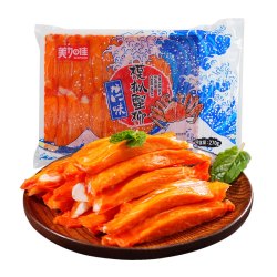 美加佳 即食鳕鱼蟹柳 270g  鱼肉含量60% 低脂轻食 即食模拟蟹肉棒