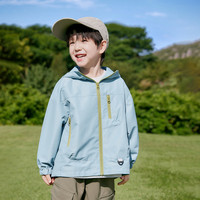 左西童装儿童外套男童冲锋衣三合一春秋款2025男孩春装上衣潮 黑色