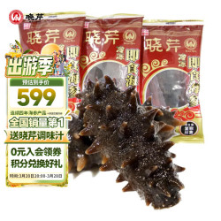 晓芹 大连冷冻即食海参 800g 14-20只 辽刺参  海鲜水产 礼盒装