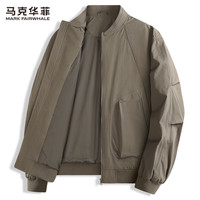 马克华菲【工装机能】棒球领夹克男2025春季新款飞行员防风外套 306 170