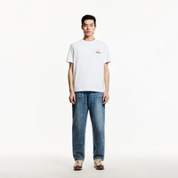 杰克·琼斯(JACK&JONES)男装25年凉感短袖T恤男士夏季潮流休闲圆领BSQ联名印花半袖t恤男