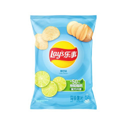 乐事 经典/大波浪/奇多系薯片 玉米棒40g/50g 单袋装办公室休闲零食 乐事青柠味40g