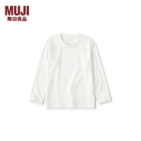 無印良品 MUJI(無印良品 ) 大童 圆领 长袖T恤 童装打底衫儿童男女童 CB1JFA4A