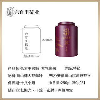 【2025新茶】六百里太平猴魁茶叶特级手工捏尖绿茶猴坑250g