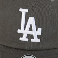 47brand美版mlb帽子棒球帽鸭舌帽遮阳防晒软顶NY/LA刺绣 47brand 深灰色(大标LA刺绣)