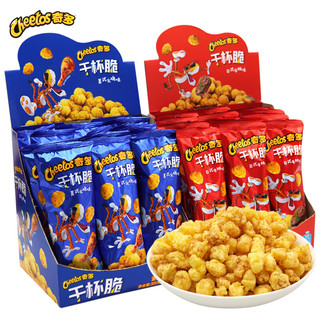 奇多（CHEETOS）奇多干杯脆日式牛排味美式火鸡味栗米棒300g（12条*25克） 美式火鸡味(25g)*6包