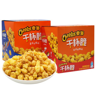 奇多（CHEETOS）奇多干杯脆日式牛排味美式火鸡味栗米棒300g（12条*25克） 美式火鸡味(25g)*6包