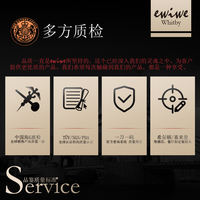 EWIWE刀具套装厨房家用切菜刀水果刀厨师刀剪刀可拆卸刀架象牙白五件套 轻颜五件套