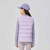 波司登秋季羽绒马甲男女儿童5A抗菌90绒子保暖上衣外套T250130060DS 浪漫紫|6197 150 /72