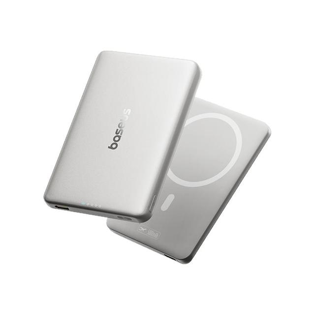 倍思 卡片磁吸2025无线充电宝器适用苹果15/16ProMax超薄小巧便携iphone移动电源飞机