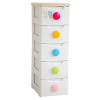 爱丽思（IRIS）抽屉式收纳柜床头柜简易衣柜储物柜儿童玩具五斗柜婴儿宝宝衣柜丝