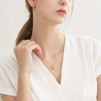 周生生永系列  足金皇冠黄金吊坠挂坠女款 不含素金项链 89030P计价 2.42克(含工费100元)