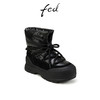 fed时尚雪地靴春季女靴厚底加绒短靴防水棉鞋女D1111-ZCA799
