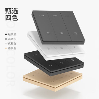  fdd/国际电工 蓝牙控制 智能开关  黑色