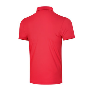 PGM 夏季高尔夫服装男士速干短袖衣服golf男装翻领POLO杉 YF441-红色【X20213珠地】 M