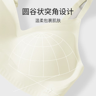 朵朵棉无钢圈内衣软支撑舒适透气聚拢可调节文胸女 白色一件L L(75C)(110-135斤/ABC通杯)