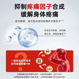 恒玉佳 布洛芬片0.1g*12片/盒缓解头痛关节痛牙痛肌肉痛神经痛痛经退烧药普通感冒或流行性感冒引起的发热