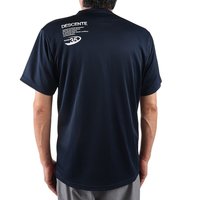日潮跑腿Descente男士短袖T恤DX-B0208XB 运动服迪桑特