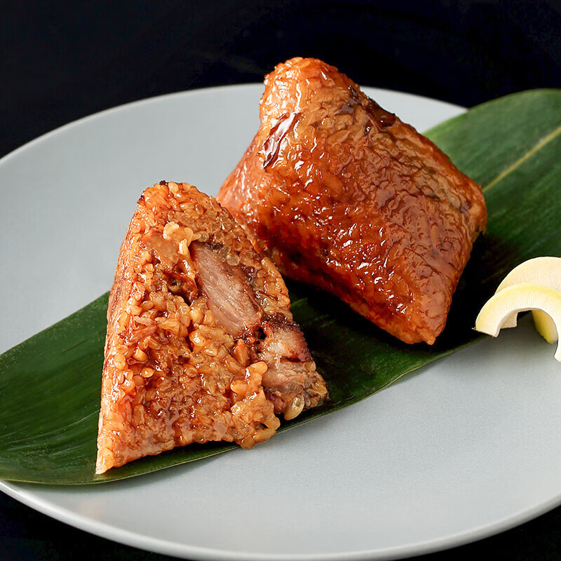 麦口滋碱水粽子鲜肉粽子蛋黄肉粽大肉粽嘉兴风味特产端午节粽子早餐速食