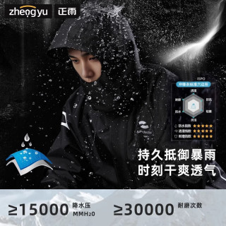 正雨电动车雨衣雨裤套装摩托车骑行防暴雨成人男女分体式外卖骑手雨披 灰色【防大暴雨级】内网透气设计 XXL【175-185cm】【当天】